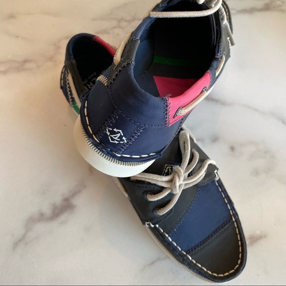 SPERRY Authentic Original Preppy Patchwork Bionic Boat Shoe - Picture 6 of 8